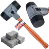 Soft-faced paving hammer 60mm