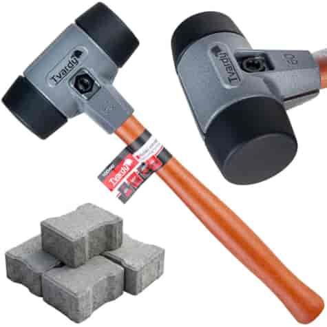 Soft-faced paving hammer 60mm