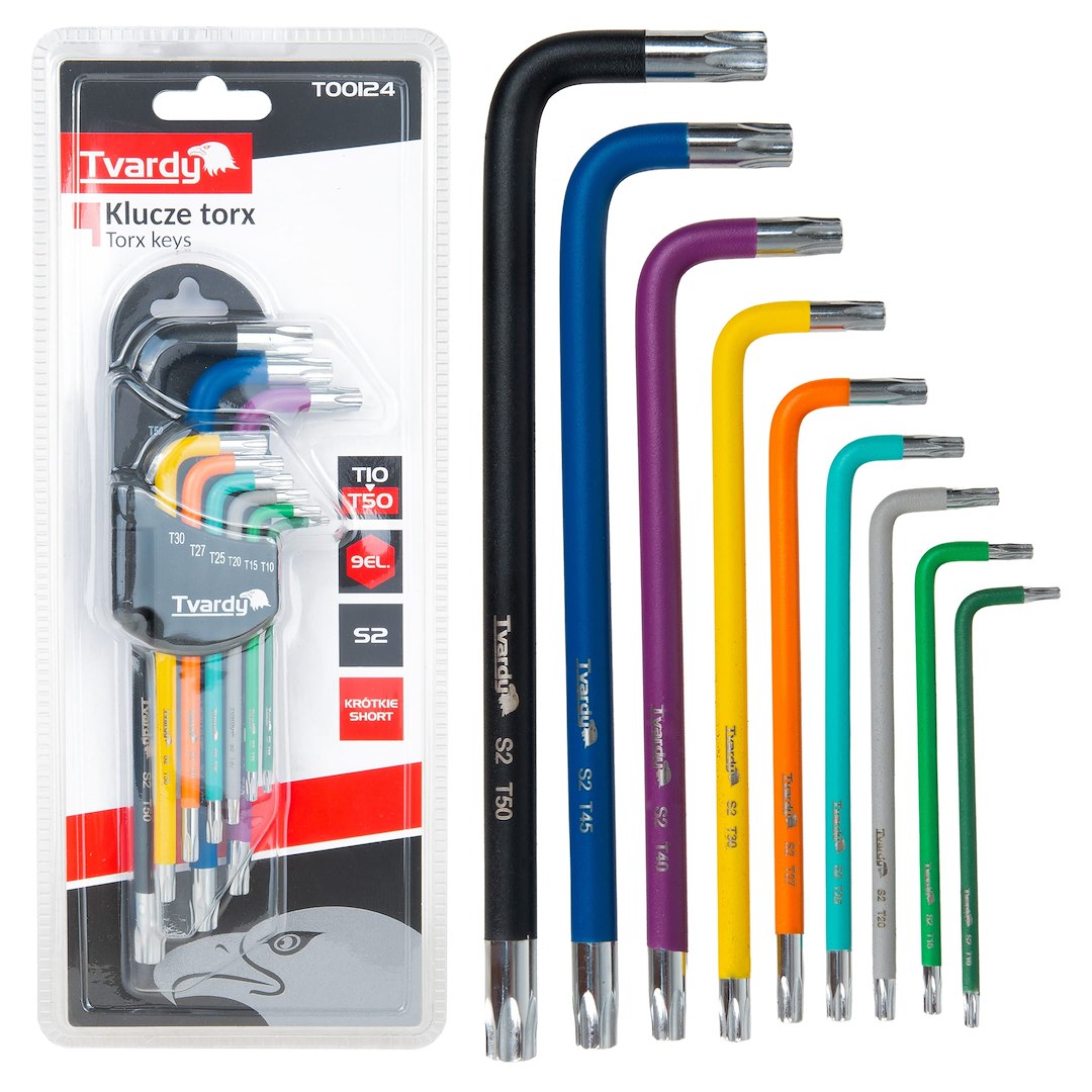 Klucze torx kolor T10-T50 9el. S2 (20) 1