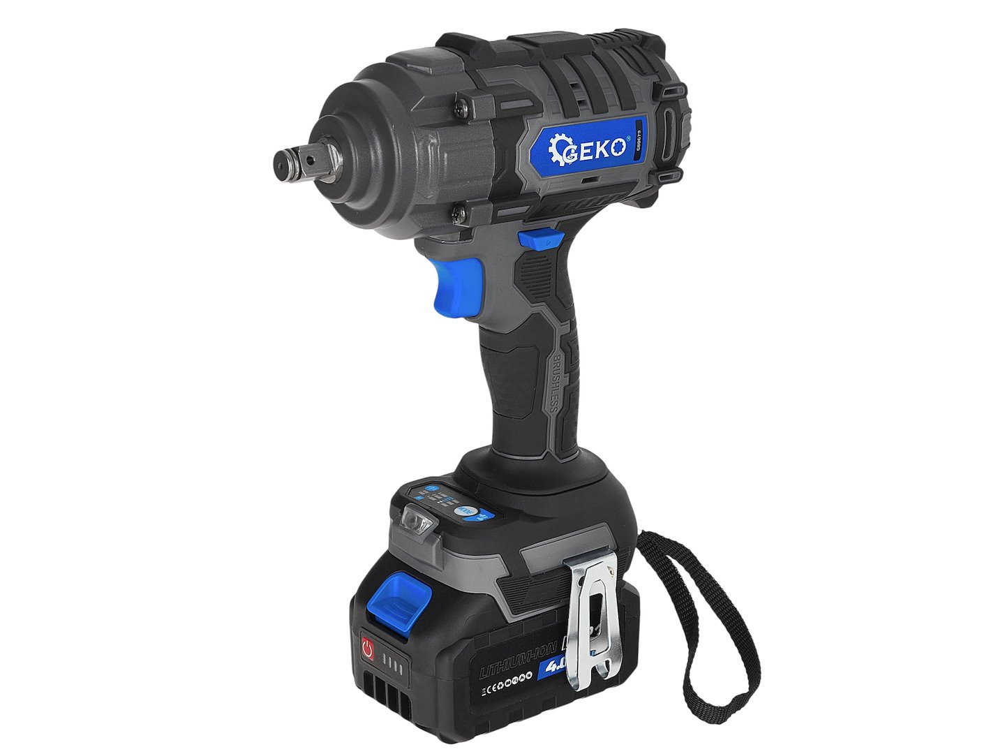 Klucz udarowy akumulatorowy bezszczotkowy 850Nm 2x4.0Ah 21V (4) 4