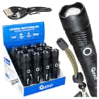 Tactical flashlight LED XHP50 15W 1800mAh 1500lm IPX3 – display box