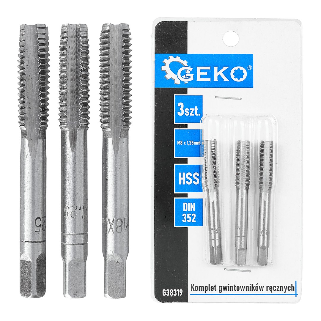 Taps (3pcs sets) M8x1,25mm