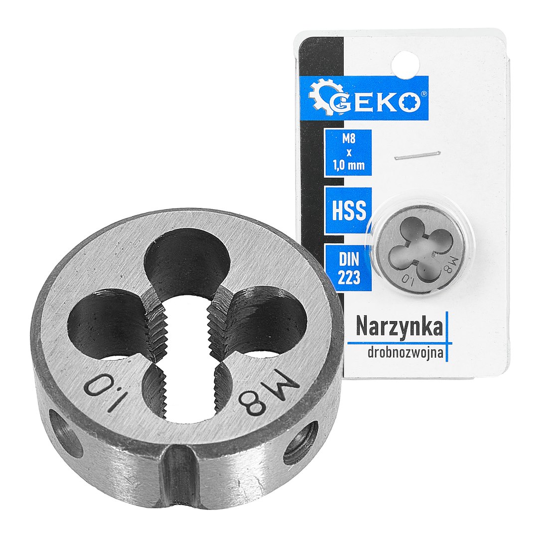 Fine thread dies (1pc) M8x1,0mm