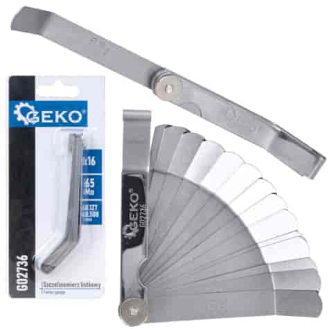 Feeler gauge 0.127 – 0.508mm 16 blades
