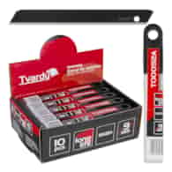 Blades for utility knifes 80x9x0.4mm SK2H 10pcs. – display box