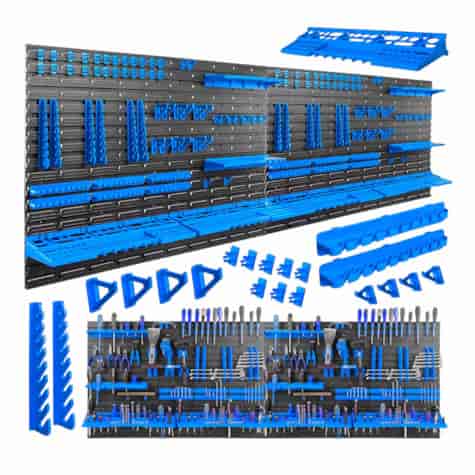 Workshop Tool Board – 8 Panel Set 2304×780mm + 128 Accessories
