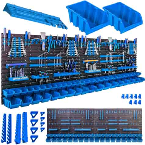 Workshop Tool Board – 8 Panel Set 2304×780mm + 132 Accessories