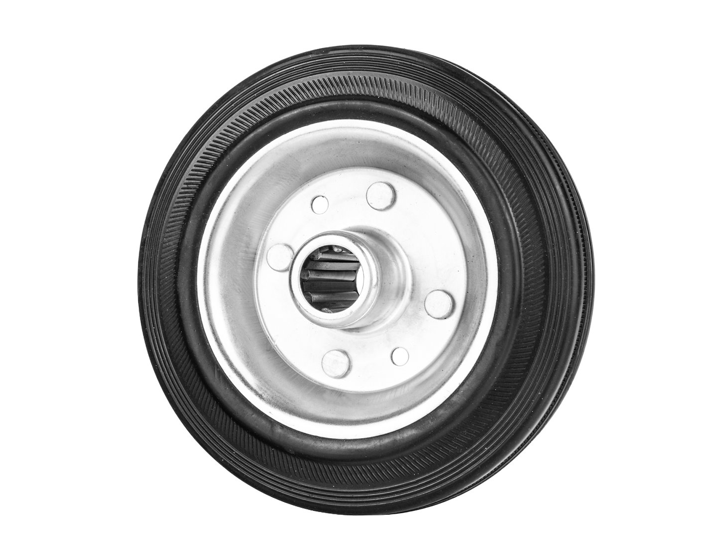 Steel-rubber wheel 160mm 130kg