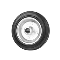 Steel-rubber wheel 160mm 130kg