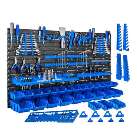 Workshop Tool Board – 4 Panel Set 1152×780mm + 65 Accessories