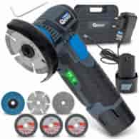 12V 76mm cordless brushless angle grinder 2x2.0Ah