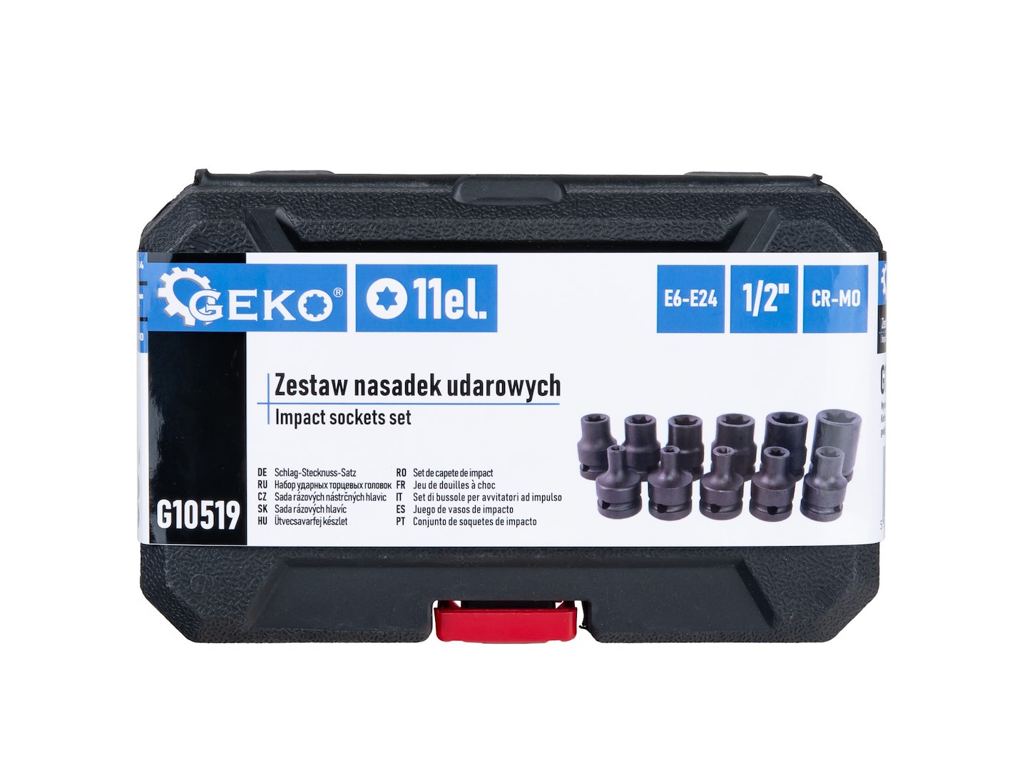 Zestaw nasadek udarowych torx 11el. 1/2" E6-E24 CR-MO (20) 2