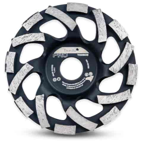 Diamond L-type blade segmented 125x5x22.23mm