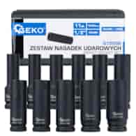 Long impact sockets set 1/2  10-24mm (11pcs)