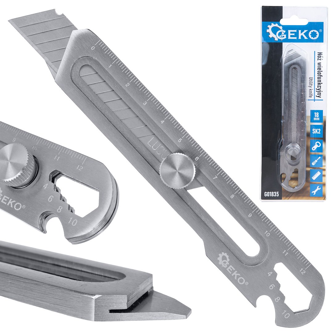 6in1 multifunctional utility knife 100x18x0.5mm SK2