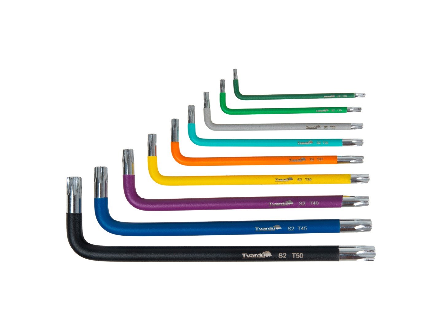 Klucze torx kolor T10-T50 9el. S2 (20) 4