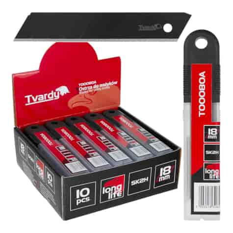 Blades for utility knifes 100x18x0.5mm SK2H 10pcs. – display box