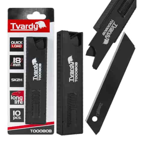 Blades for utility knifes 100x18x0.5mm SK2H 10pcs. in quick-load dispenser