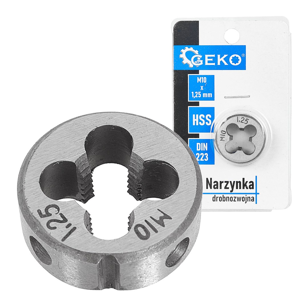 Fine thread dies (1pc) M10x1,25mm