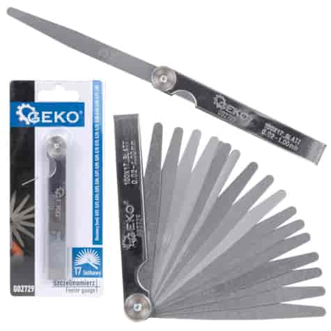 Feeler Gauge 0.02-1.0mm 17 Blades
