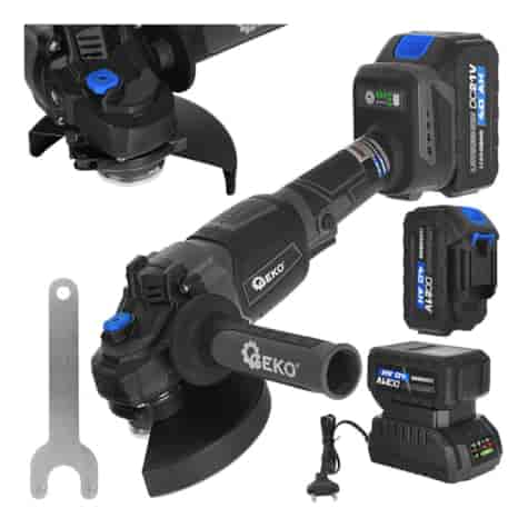 21V 950W cordless brushless angle grinder 2x4.0Ah