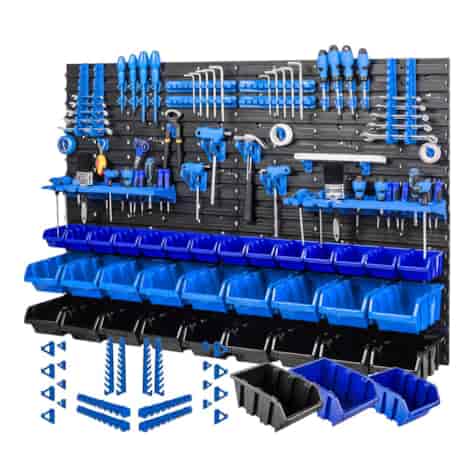 Workshop Tool Board – 4 Panel Set 1152×780mm + 74 Accessories