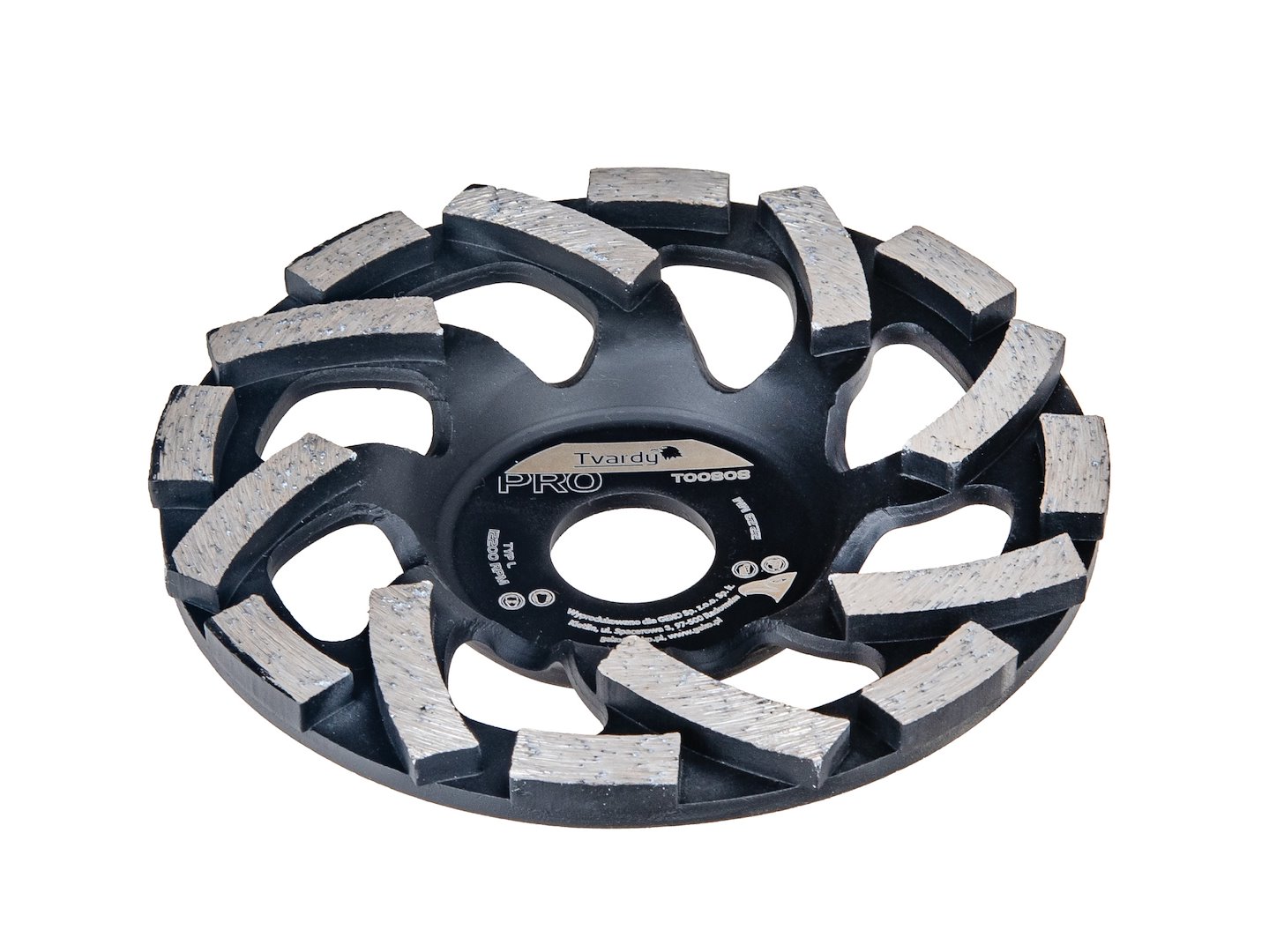 Tarcza diamentowa segmentowa typ-L 125x5x22.23mm PROFI (5/20) 3
