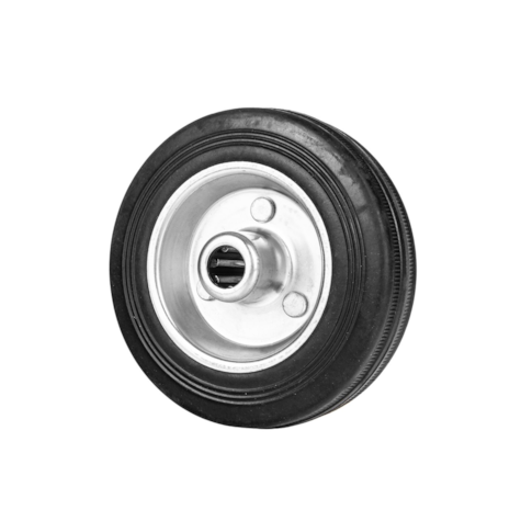Koło stalowo gumowe 100mm 60kg (80)