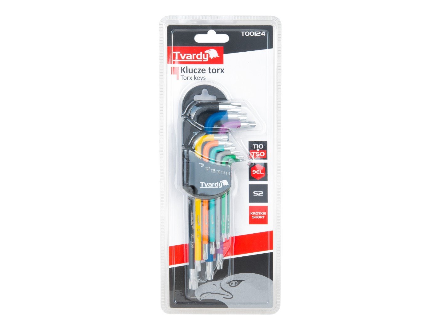 Klucze torx kolor T10-T50 9el. S2 (20) 6