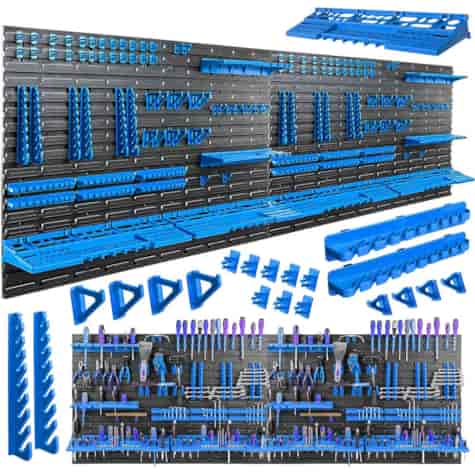 Workshop Tool Board – 8 Panel Set 2304×780mm + 128 Accessories