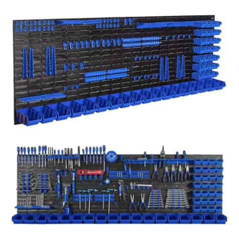 Workshop Tool Board – 8 Panel Set 2304×780mm + 132 Accessories
