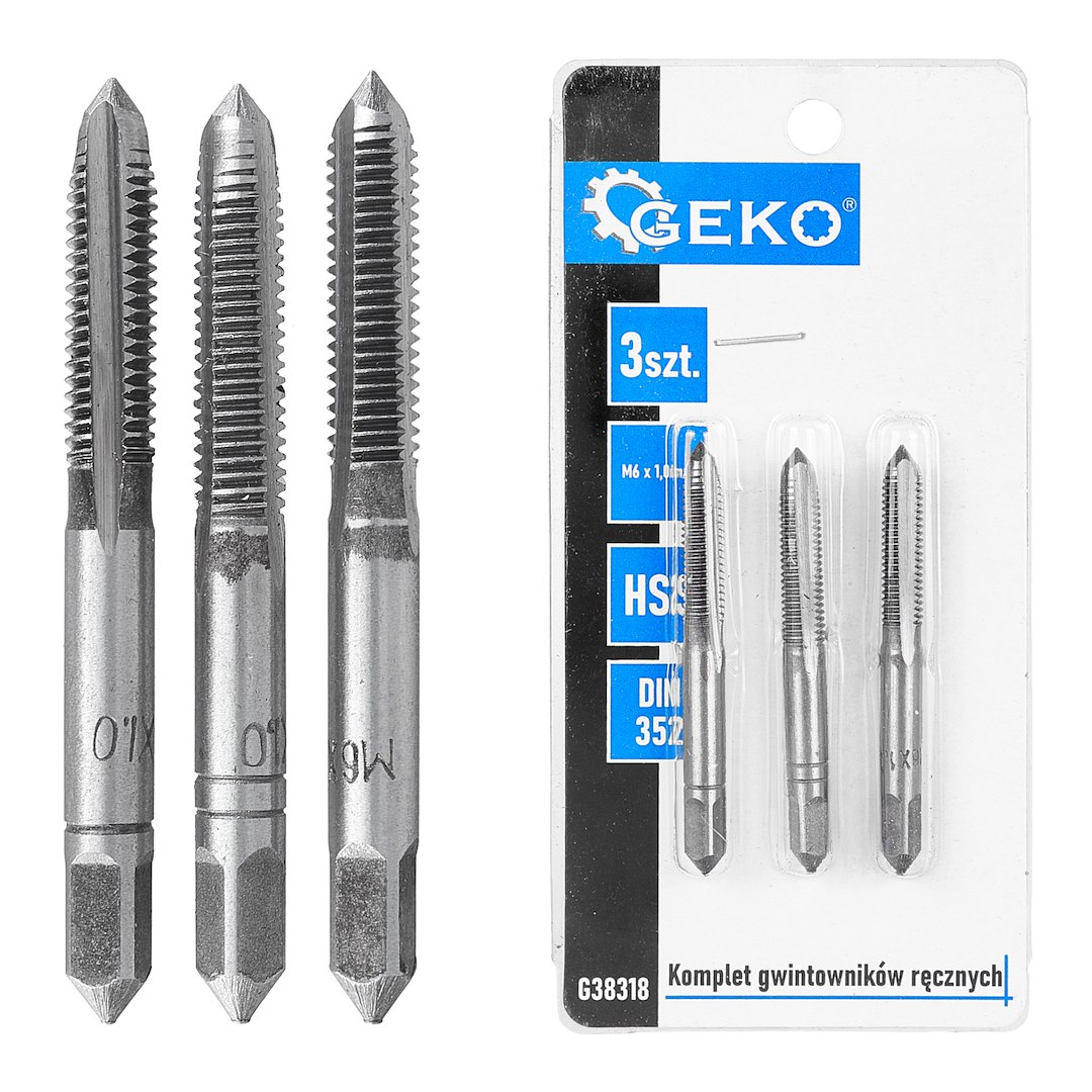 Taps (3pcs sets) M6x1,0mm