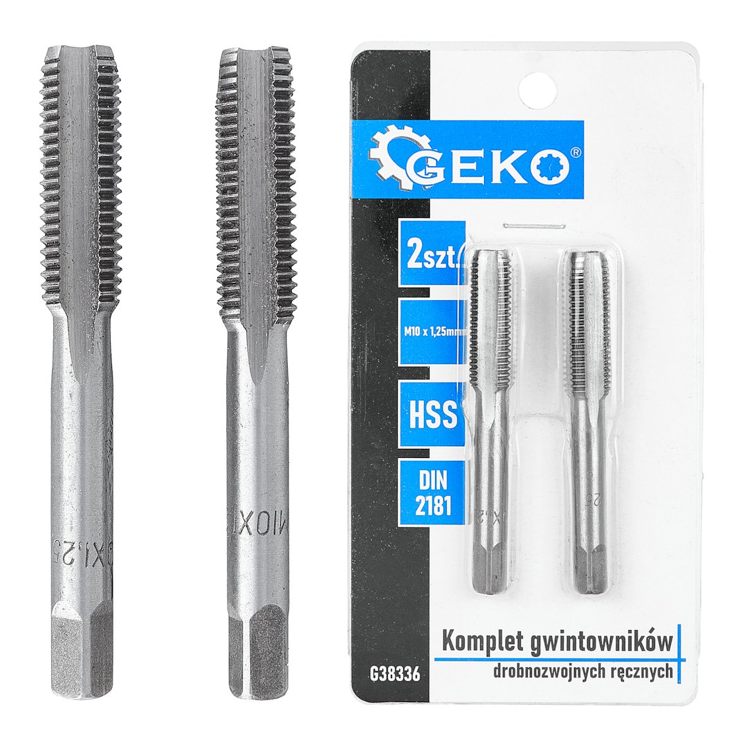 Fine thread taps (2pcs sets) M10x1,25mm