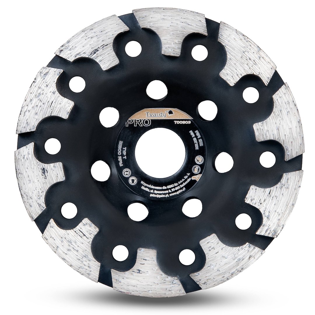 Tarcza diamentowa segmentowa typ-T 125x5x22.23mm PROFI (5/20) 1