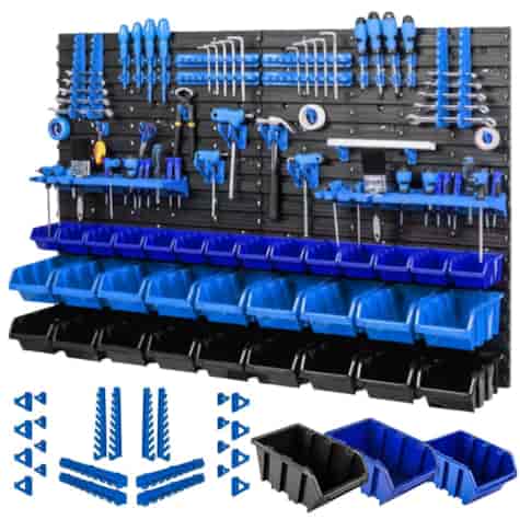 Workshop Tool Board – 4 Panel Set 1152×780mm + 74 Accessories