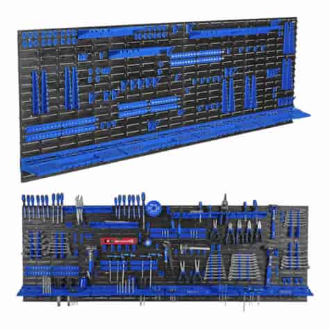 Workshop Tool Board – 8 Panel Set 2304×780mm + 128 Accessories