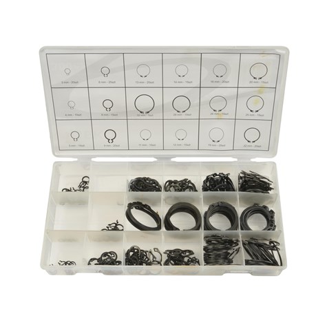 External Circlip Assortment 300 pcs 3 - 32mm