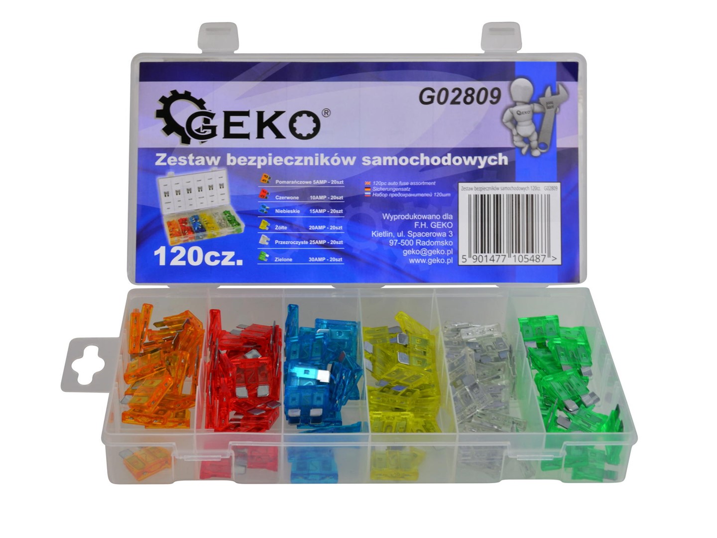 120PC AUTO FUSE ASSORTMENT