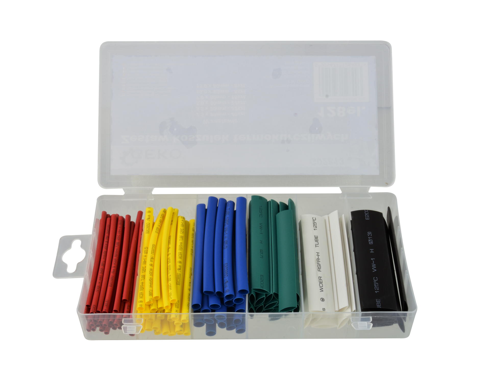 Assorted Heat Shrink Tubing Kit 128pcs