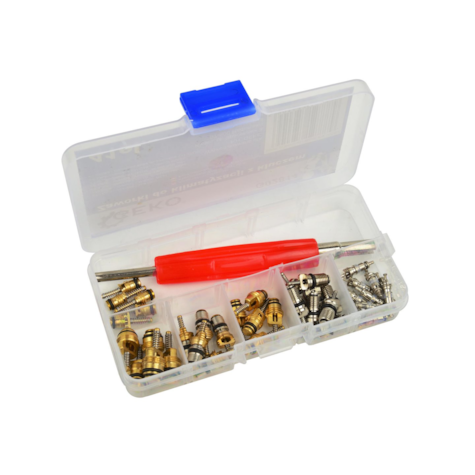 41 pcs Car Air Conditioning A/C Core Valves Assortment