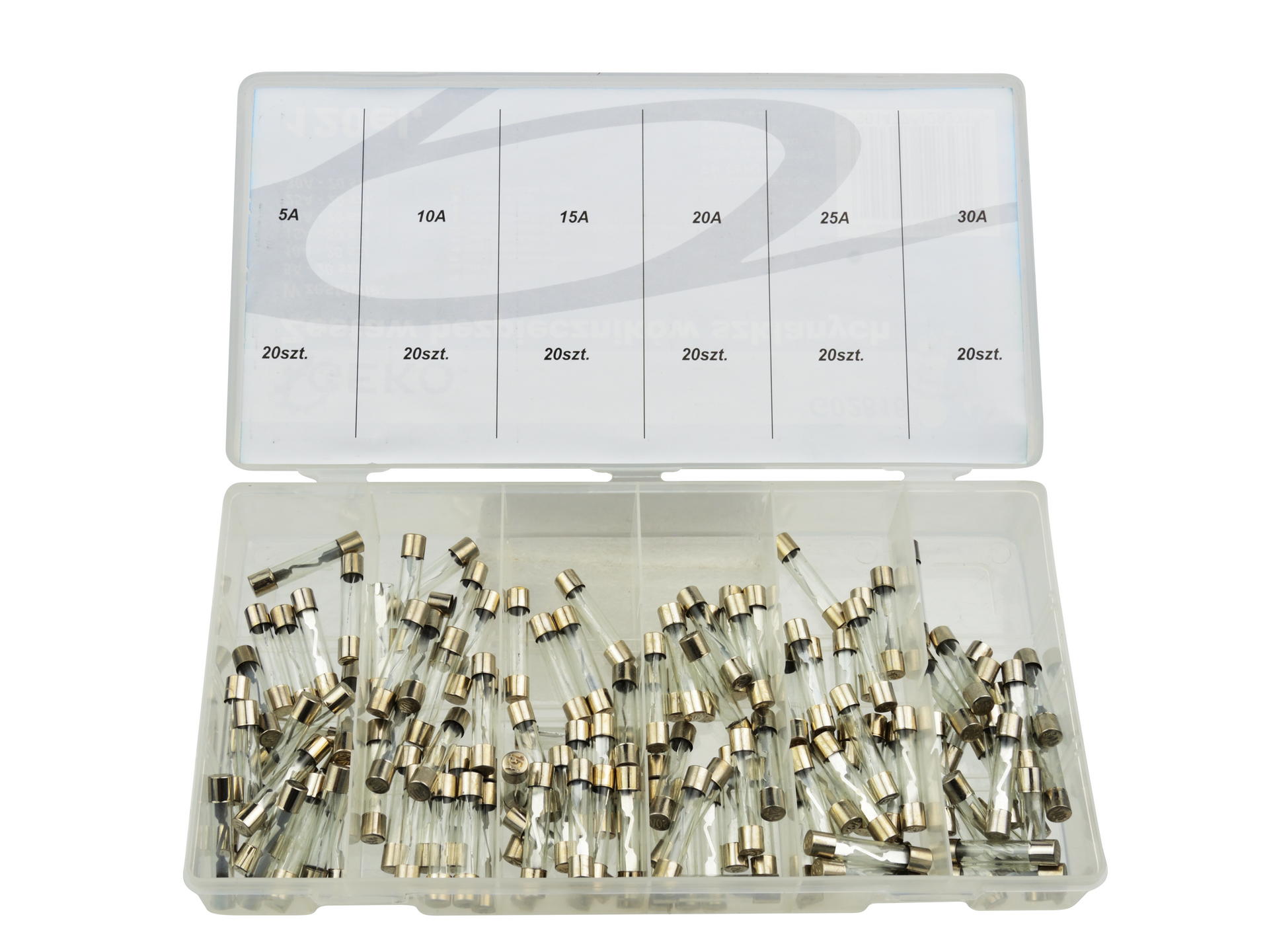 120pcs set of glass fuse