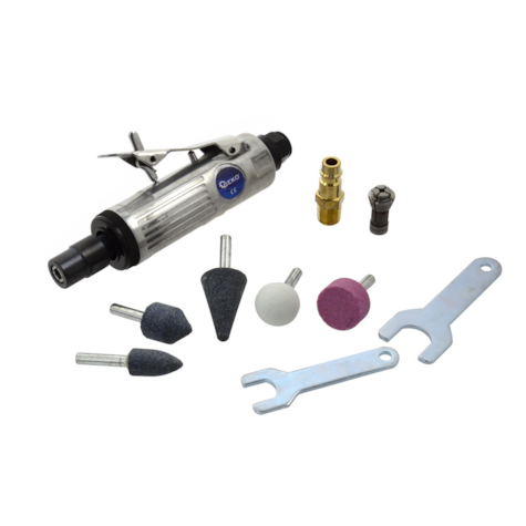 Air Die Grinder Tool Set 1/4  with Accessories Assortment