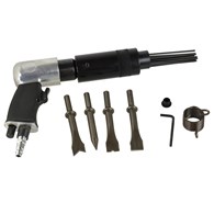 Air hammer kit with chisels