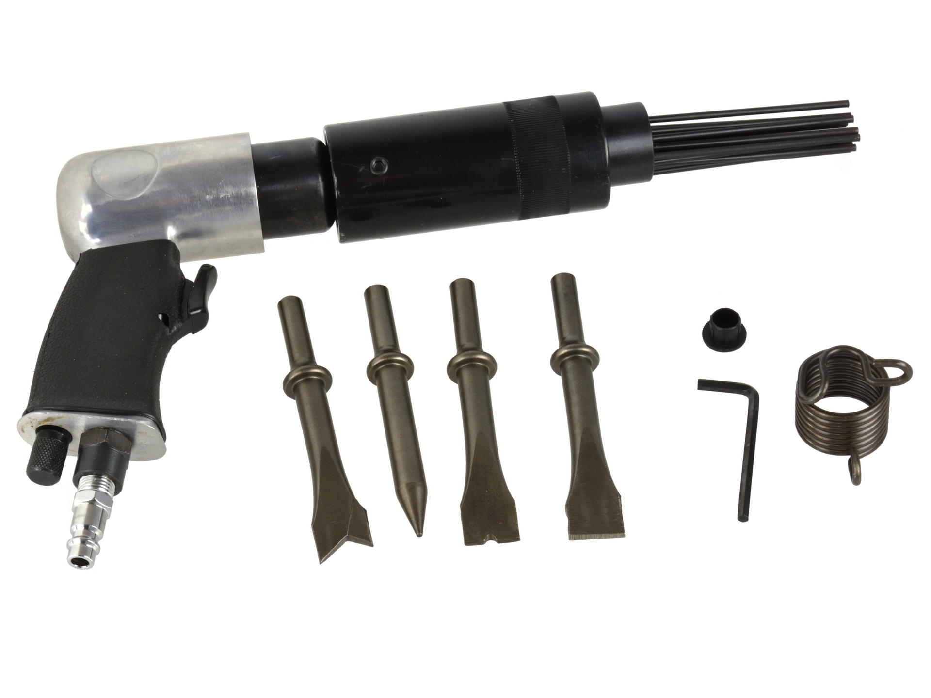 Air hammer kit with chisels