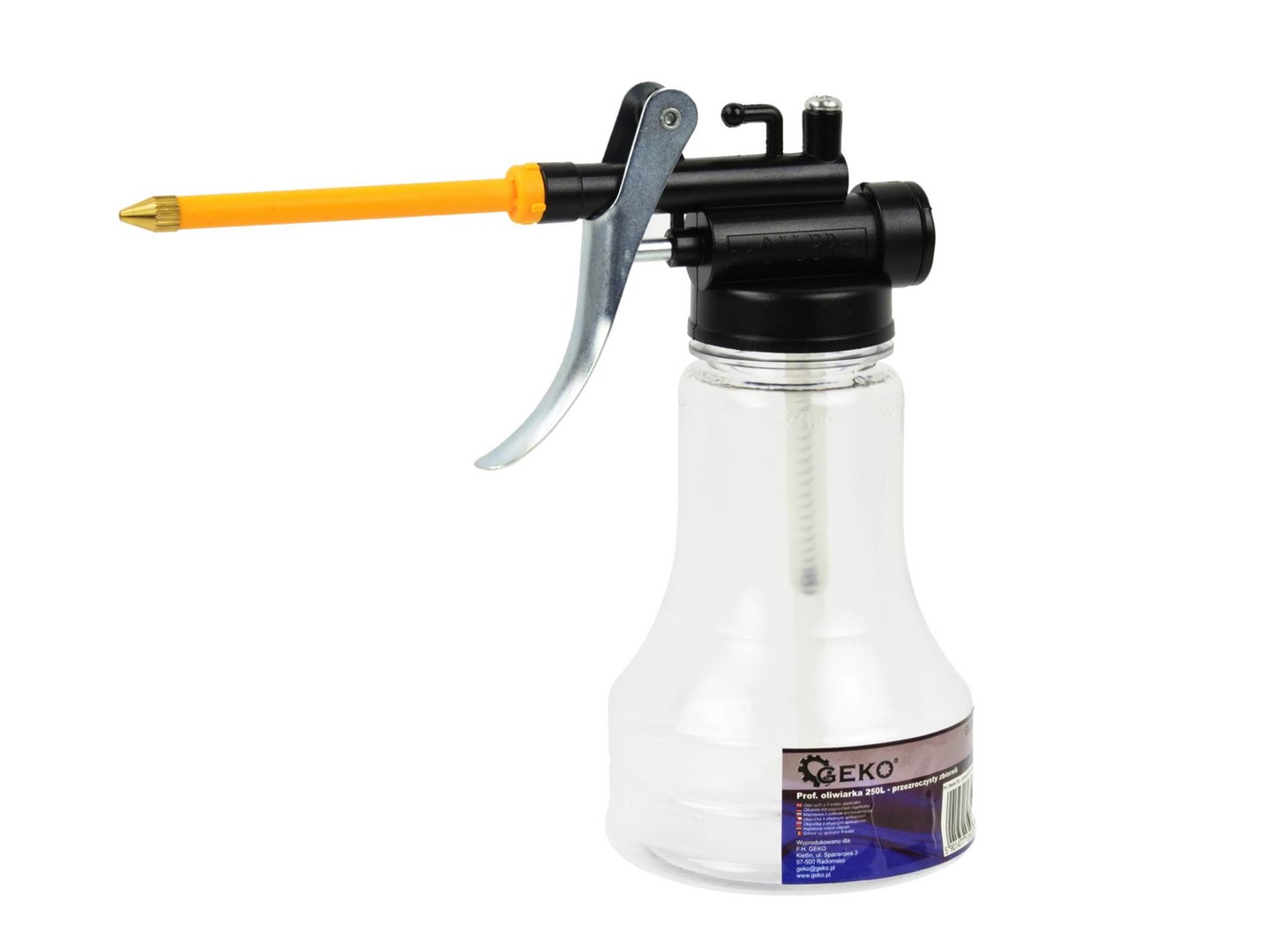 Oil gun 250ml - clear tank