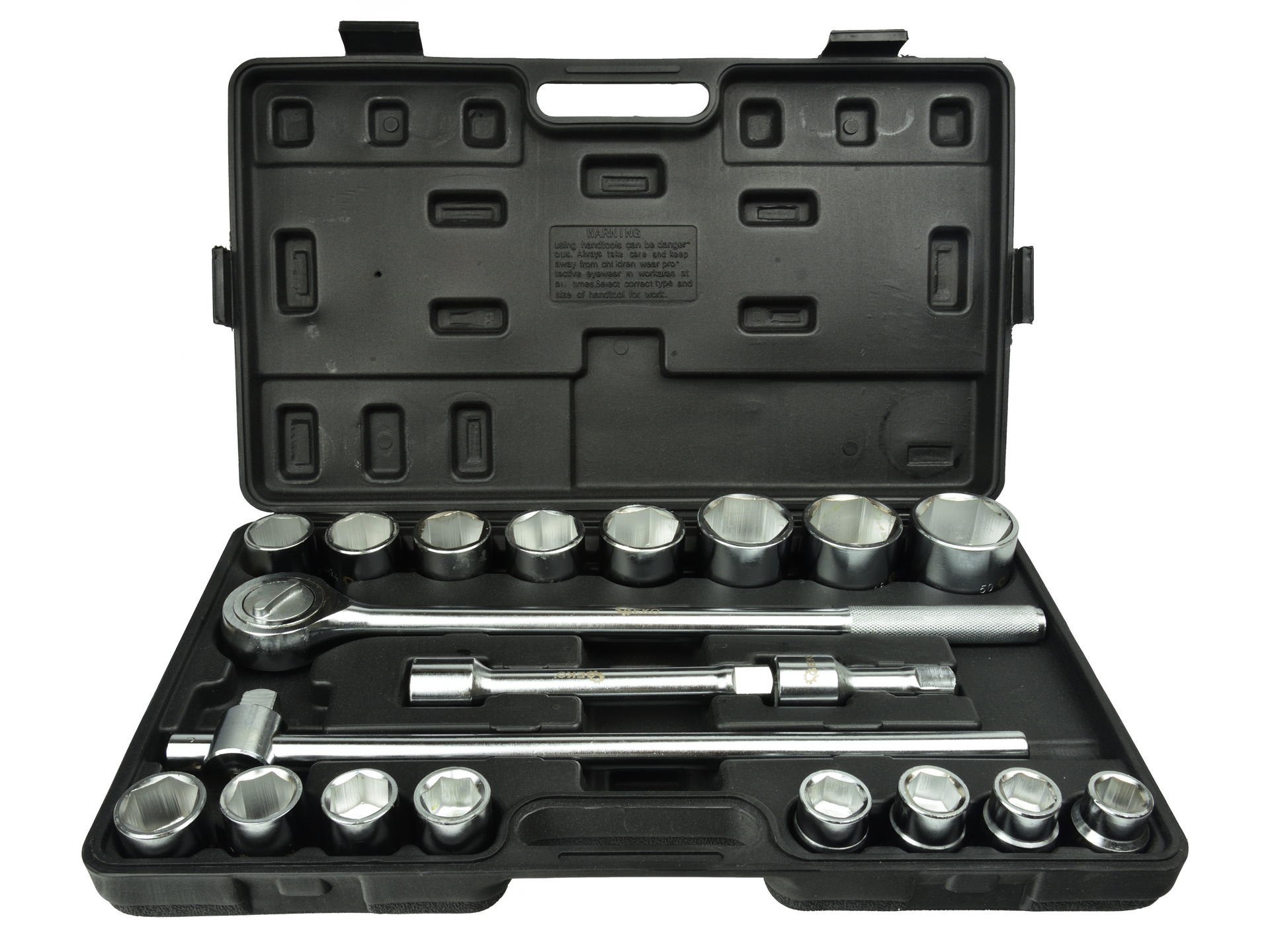 6-point Socket Set 3/4  19-50mm 21pcs