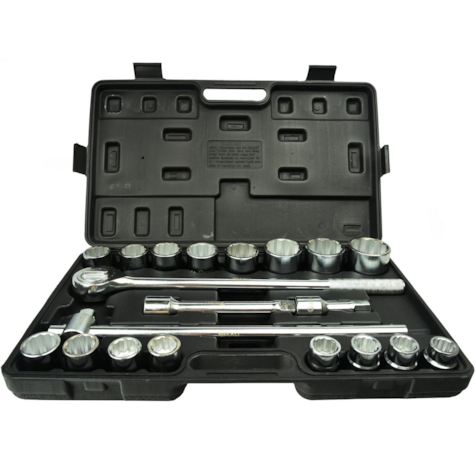 12-point Socket Set 3/4  19-50mm 21pcs