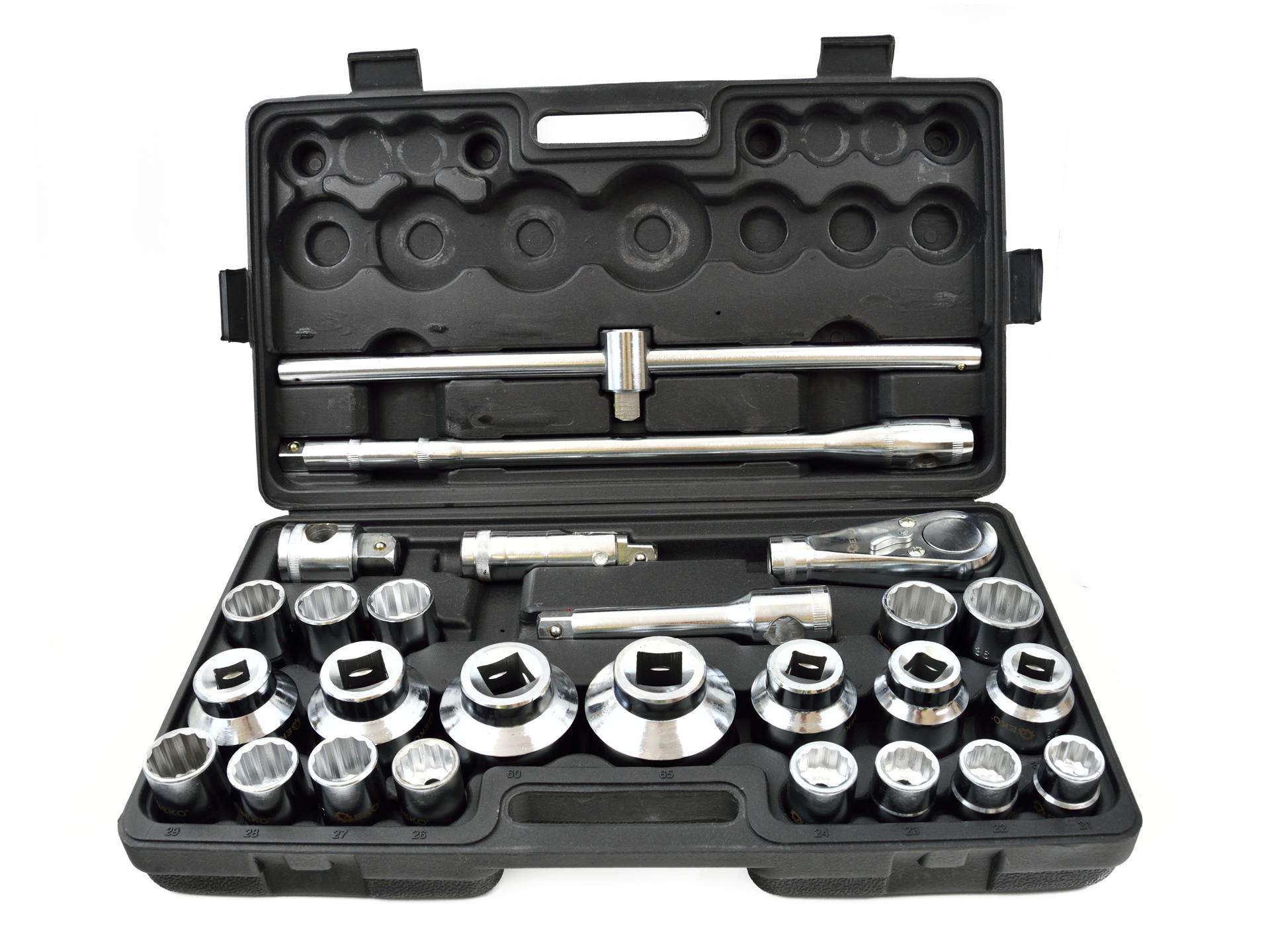 12-point Socket Set 3/4  & 1  Drive 21-65mm 26pcs