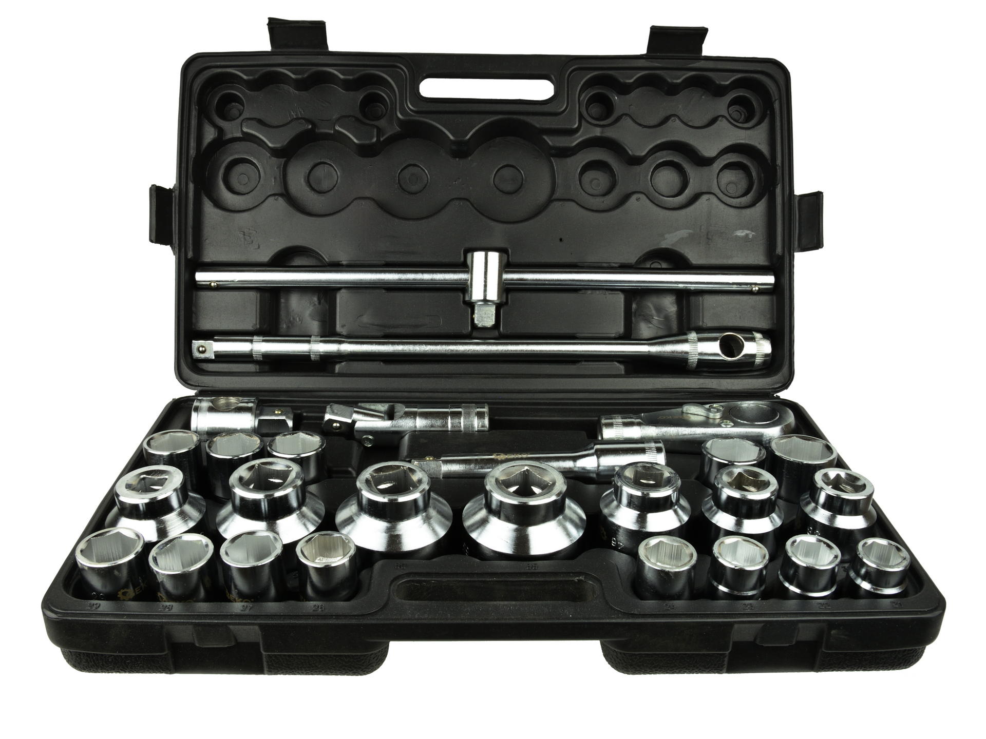 6-point Socket Set 3/4  & 1  Drive 21-65mm 26pcs