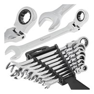 Kpl.kluczy łamanych z grzechotką 8el.8-22mm(10)